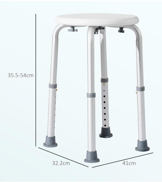 Preview of the first image of Shower stool - height adjustable.