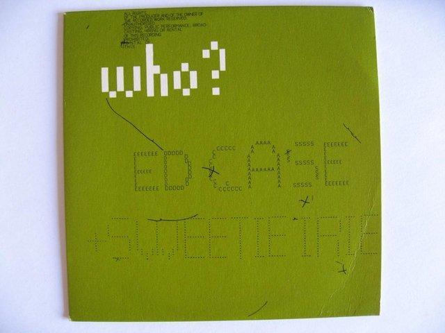 Preview of the first image of Ed Case + Sweetie Irie – Who Promo CD Single – Columbia ?–.