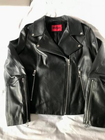 Image 1 of Beautiful Leather Hugo Boss Jacket