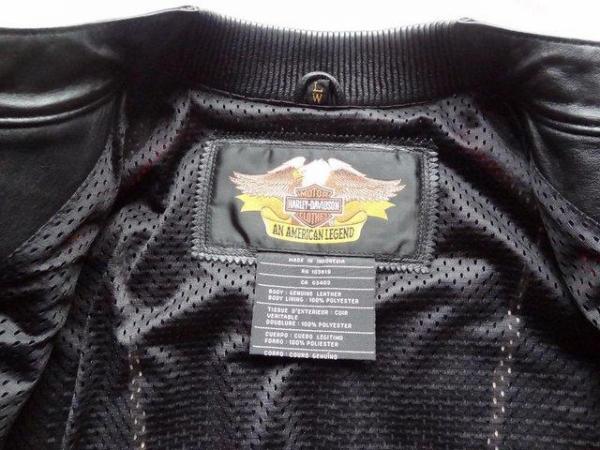 Image 3 of Harley Davidson Women’s leather jacket
