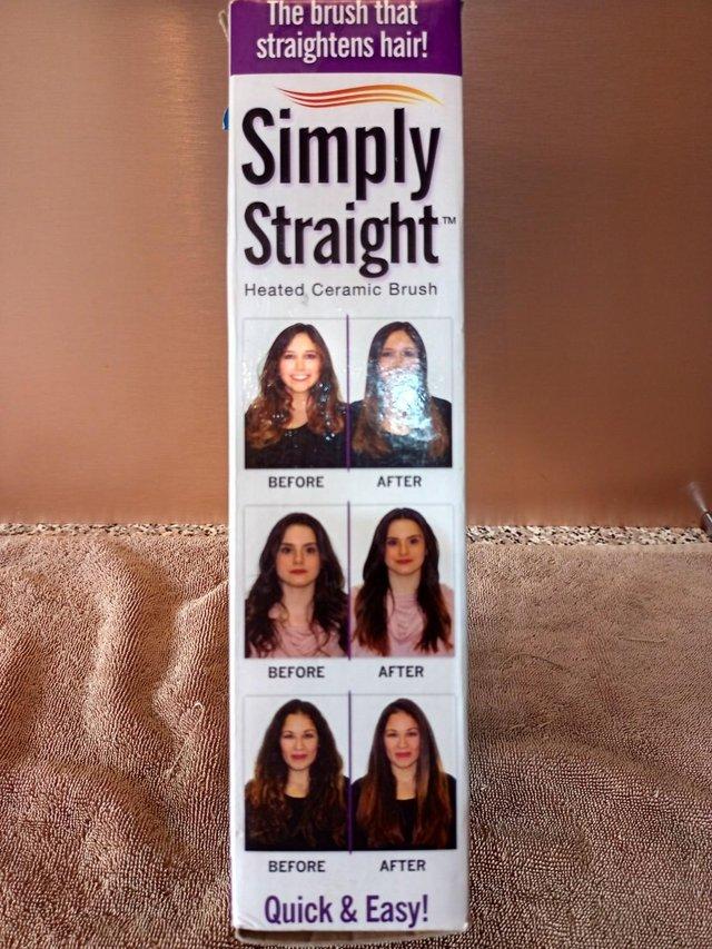 Preview of the first image of Brush and straighten your hair all at the same time. Replace.