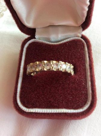 Image 3 of Vintage eternity ring with 20 white sapphires