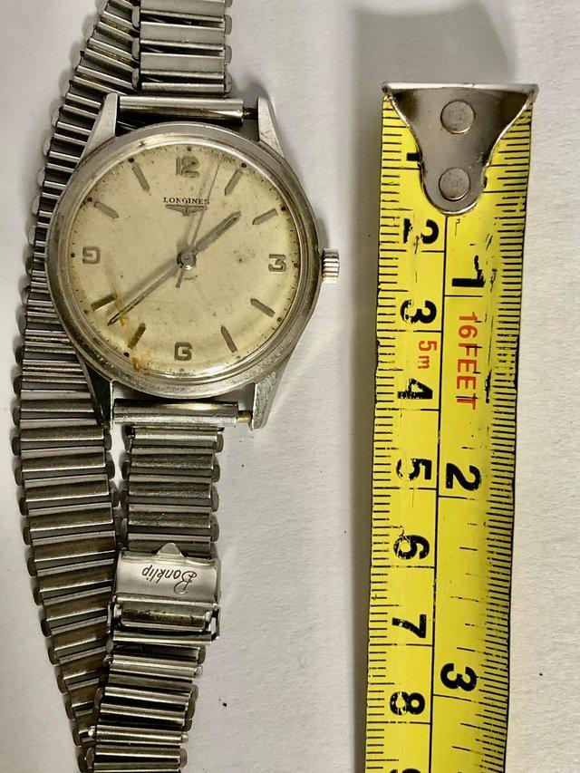 Preview of the first image of Vintage 1960s Longines watch, in working order.