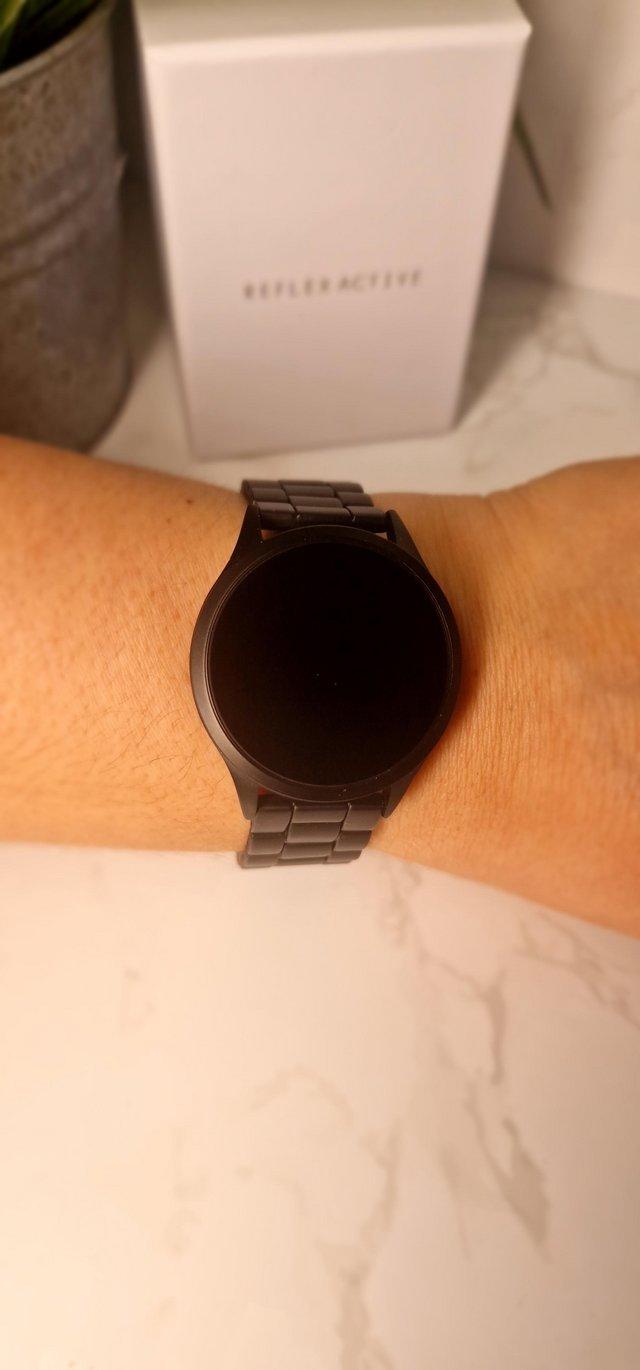 Preview of the first image of Reflex Active Smart Watch black steel strap R404-3000.