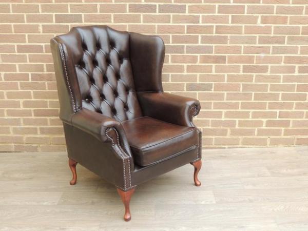 Image 8 of Saxon Chesterfield Queen Anne Luxury Armchair (UK Delivery)
