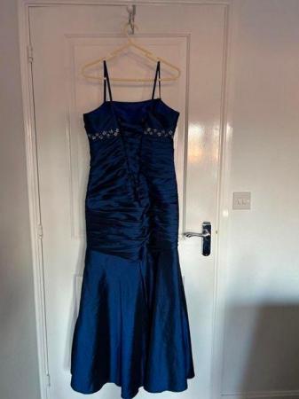 Image 2 of Ladies navy size 12 prom evening cruise ball gown £30