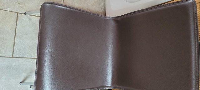 Image 1 of 4 x John Lewis leather Dining chairs