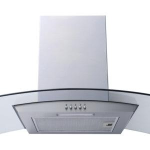 Image 1 of PRIMA 70CM CURVED EXTRACTOR GLASS HOOD-851 RATE-55DBA-SUPERB