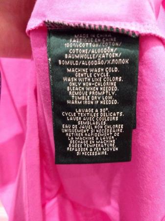 Image 6 of Lauren Ralph Lauren Ruffle Front Tissue Cotton Top Pink