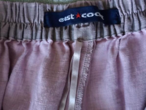 Image 2 of Ladies Plus Size East Coast Linen Trousers