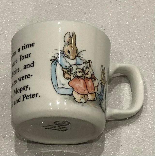 Preview of the first image of The World of Beatrix Potter Wedgewood Peter Rabbit Mug.