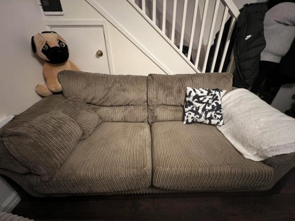 Image 2 of Soft Large Sofa with 2 pillows
