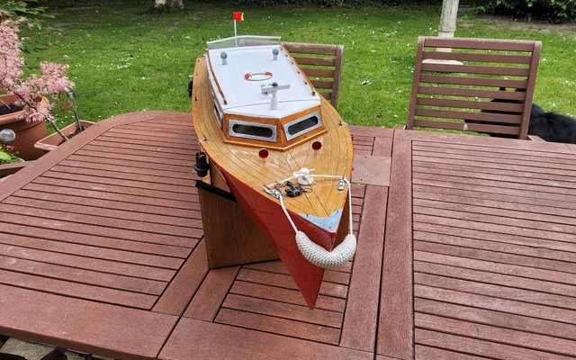 Image 9 of Model boat,all wood construction,good quality