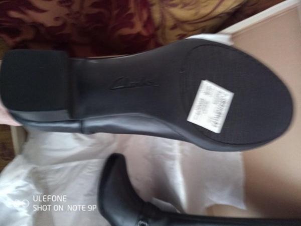 Image 3 of Clarks Ladies Boots, size 7, width D, 1 1/4" heel. BNIB