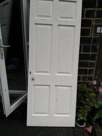 Image 2 of 6 Panel Painted Internal Door (white)