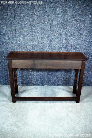 Image 22 of TITCHMARSH & GOODWIN OAK LAMP PHONE HALL CONSOLE TABLE STAND