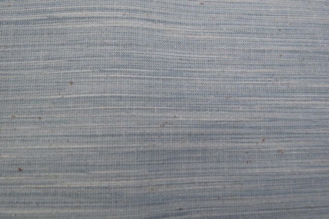 Image 1 of Fabric Remnant Blue Horizontal Slub