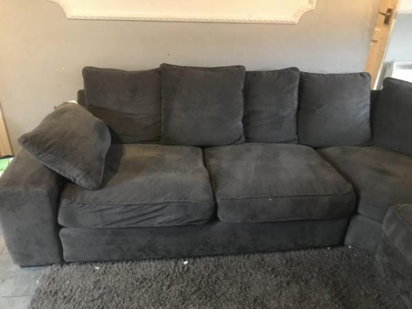 Image 2 of Grey corner sofa , 2 piece