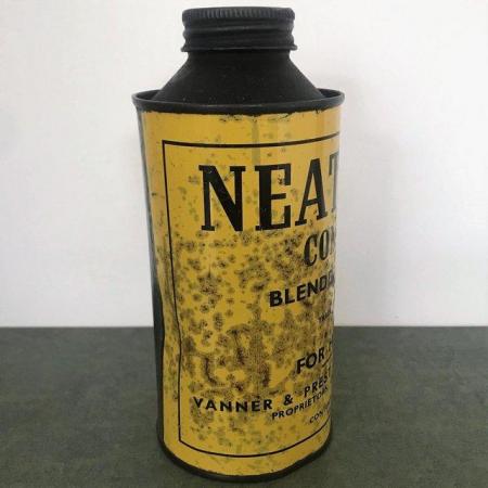 Image 2 of Vintage 1970's Neatsfoot Compound tin. 20 fluid ounces.