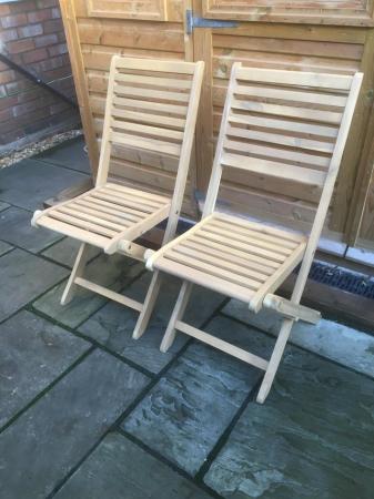 Image 2 of Two identical and unused Newbury garden chairs,