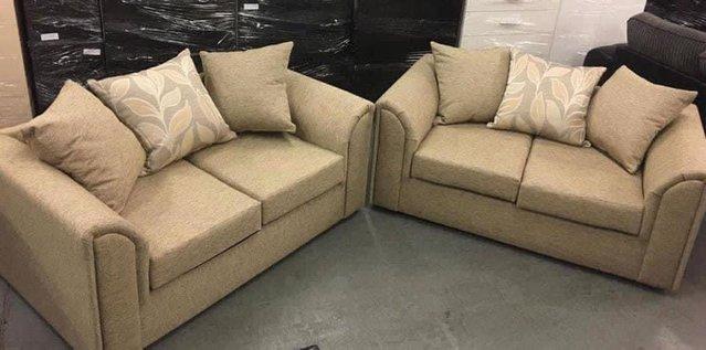 Image 1 of Dundee 2&2 mink sofas ———————————-