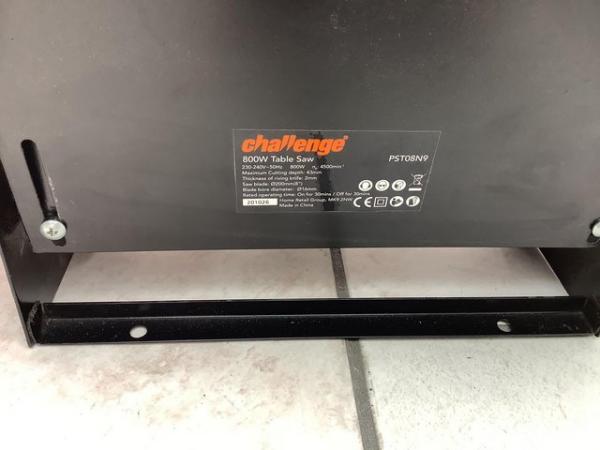 Image 3 of ELECTRIC CHALLENGE TABLE SAW