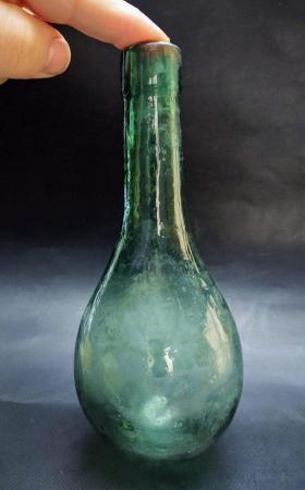 Image 1 of Green Bottle round bottomed flask