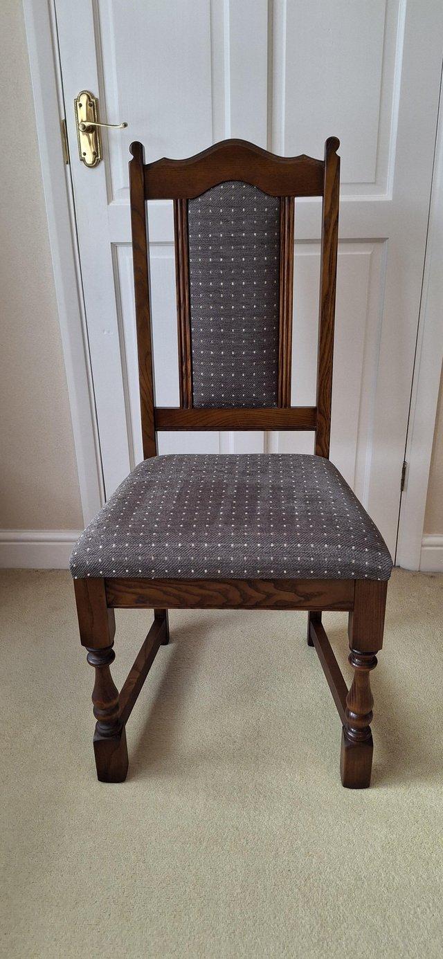 OLD Charm Lancaster Solid Oak Desk Chair — Books & Magazines in Brentwood