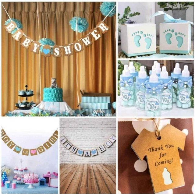 Preview of the first image of Boy Baby Shower Party decor.