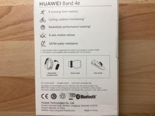 Image 1 of Huawei Band 4e watch running tracker
