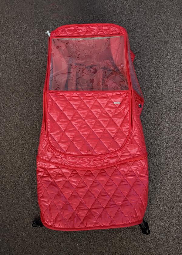 Preview of the first image of Red Manito Castle Alpha Pushchair Weather Shield/Rain Cover.