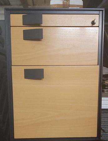Image 4 of High quality ELAN golden oak lockable office pedestals