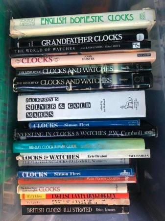 Image 3 of CLOCK BOOKS LARGE COLLECTION FROM CLOCKMAKER