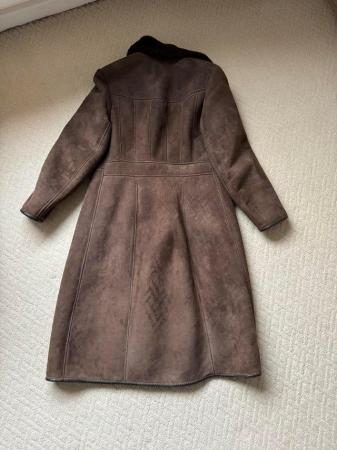 Image 2 of Sheepskin coat size 12 as new.