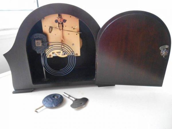 Image 3 of Enfield sriking mantle clock with k and p