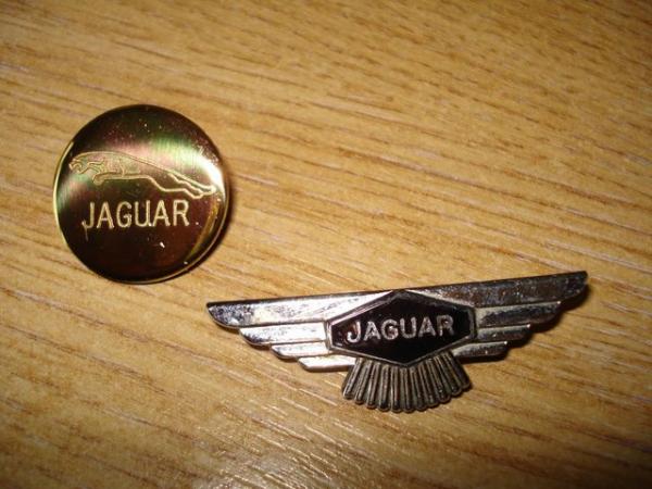 Image 3 of JAGUAR BADGE AND BRASS BUTTON