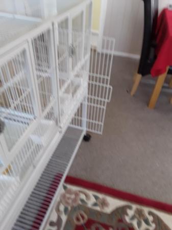 Image 2 of Large Bird Cage with divider