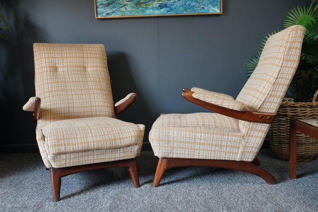 Image 6 of Mid Century Greaves & Thomas Rosewood Armchairs