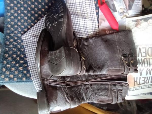 Image 1 of George ladies boots,used only 2 x worn, Leather uppers