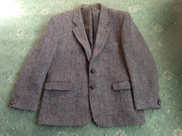 Preview of the first image of QUALITY HARRIS TWEED JACKET.