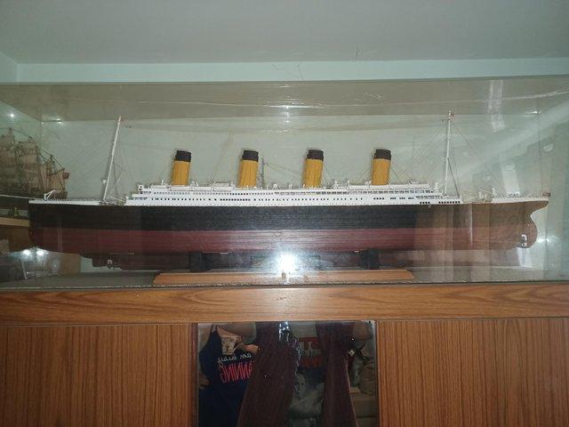 Preview of the first image of This is a wonderful Wooden Titanic 1/250 scale.