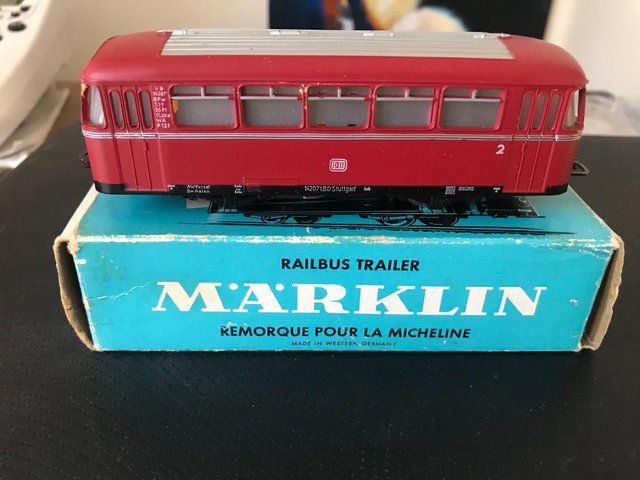 Preview of the first image of Marklin HO Gauge, Railbus trailer made in Germany (4018).
