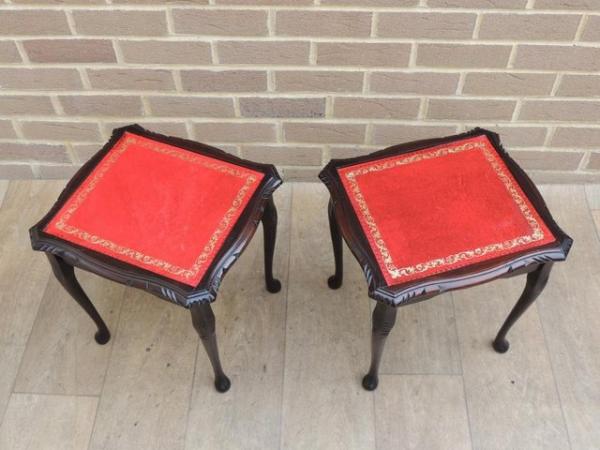 Image 4 of Pair of Queen Anne Side Tables (UK Delivery)