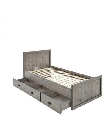 Image 2 of Single bed with drawers on wheels