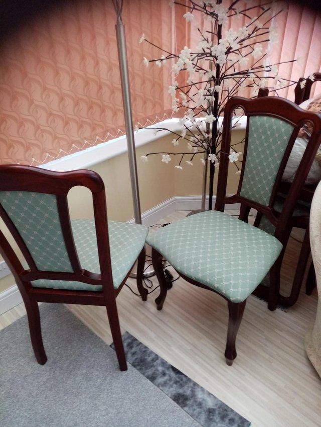 Preview of the first image of 4 HOUSING UNITS DINING ROOM CHAIRS.