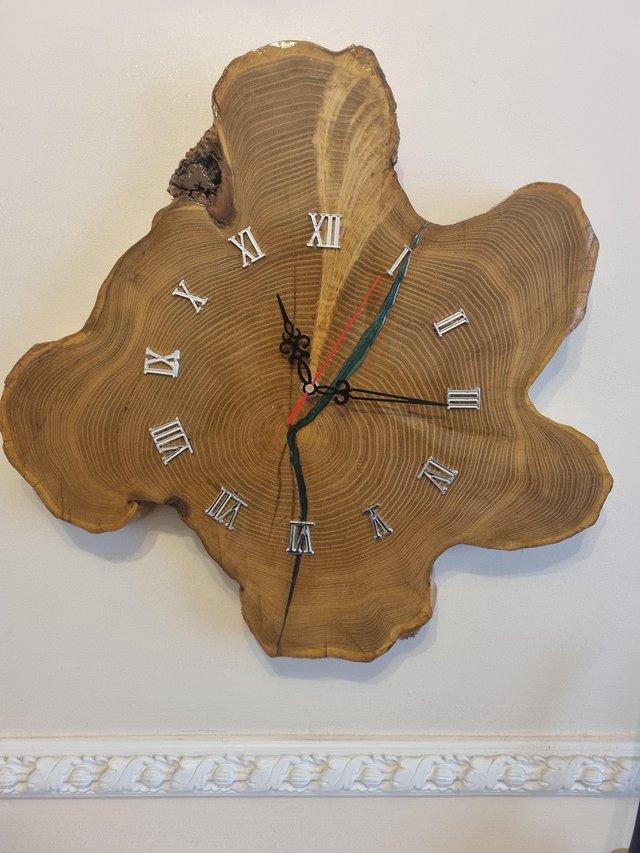 Preview of the first image of Hand made Cookie style clock.