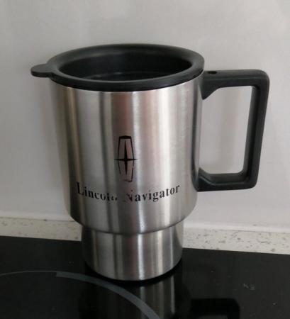 Image 16 of A Lincoln Navigator Travel Mug for Hot and Cold Drinks.