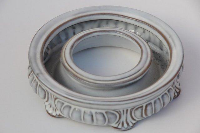 Image 1 of New Low Circular Ceramic Posy Ring or Flower Vase