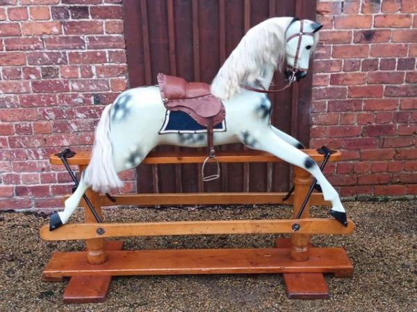 Image 3 of antique rocking horse - full size - can deliver