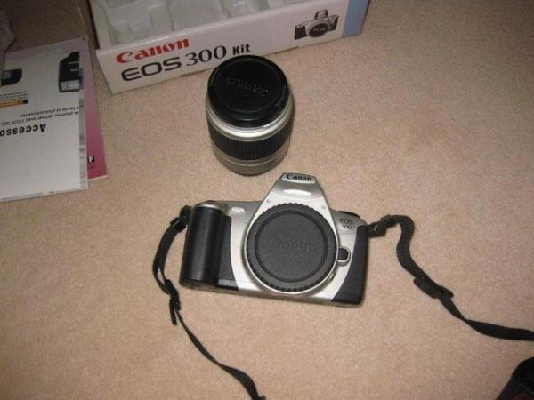 Image 3 of Canon EOS 300 kit film camera boxed with manuals